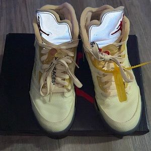 Off White Jordan 5 Retro SP Size 4.5